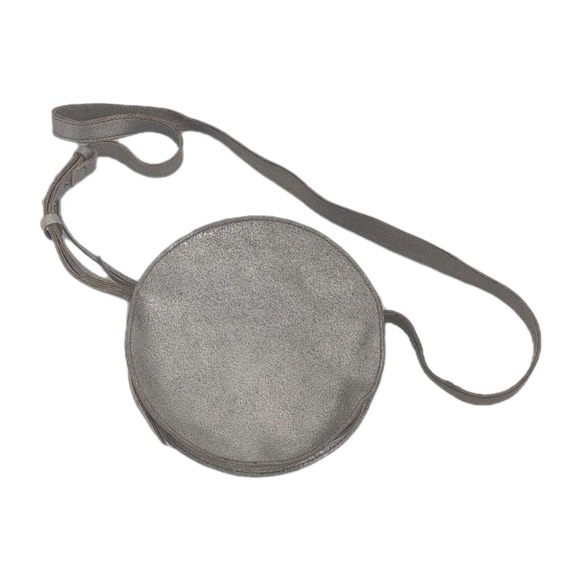 Madewell Handbags - Madewell Purse Metallic Sand Simple Circle‎ Crossbody Bag Preppy Party